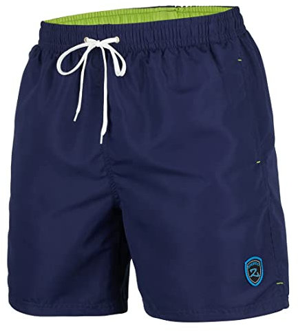 Zagano Adam Lipski Badehose Herren Schwimmhose Herren Badeshorts Herren, 5106 Badehose Herren lang Blue blau, Gr. M