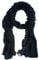 Invero, Merino Schal Lilly, 100% Wolle (Schwarz)