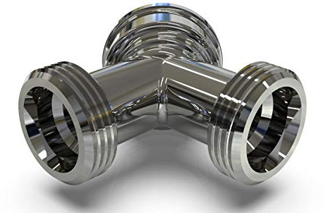 ABA Beul 26068.006.6 Verteilerstück, Verchromt