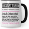Pagma Druck Tasse Bestatterin, Bestatterin Geschenk, Spruch Bestattung Kaffeebecher Bestattungsinstitut Geschenkidee, Kaffeetasse Totengräberin Beruf Teetasse Abteilung Becher