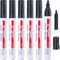6 Pièces Stylo de Carrelage Stylo de Restauration de Coulis Mural Marqueur de Réparation Stylo Remplissage de Coulis pour Restauration Coulis de Carrelage Mur Sol Cuisine(Noir)