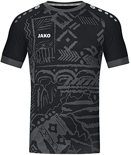 JAKO Tropicana Trikot Kids Schwarzgrau, 164 Kinder