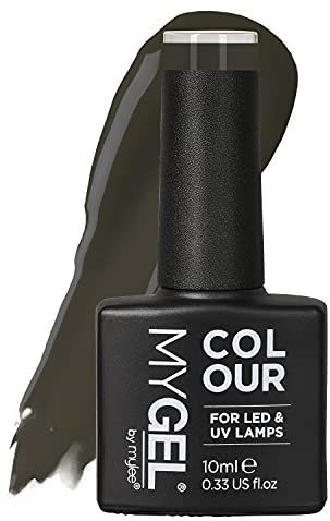 Mylee Vernis à Ongles en Gel 10 ml [Deep Olive] UV/LED Nail Art Manucure et Pédicure, Usage Professionnel dans le Salon et à la Maison - Durable et Facile à Appliquer