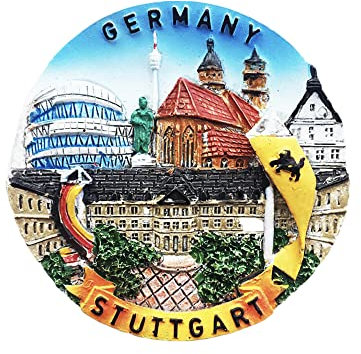 Stuttgart Deutschland 3D Kühlschrankmagnet Souvenir Geschenk Handgemachte Haus & Küche Dekoration Stuttgart Kühlschrankmagnet Kollektion
