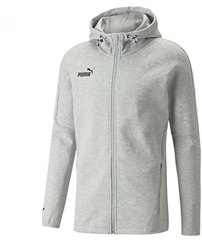 PUMA teamFINAL Casuals Hooded JKT Light Gray Heather