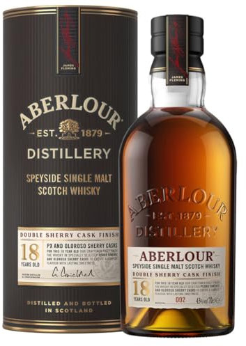 Aberlour 18 Years Old Double Sherry Cask Finish 43% Vol. 0,7l in Giftbox