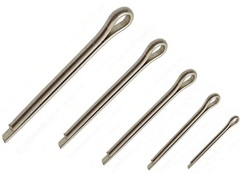 irsa24 1000 Stück Splinte 1,0 x 20 mm ISO 1234 Edelstahl A2 Federsplinte Sicherungssplinte