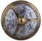 PARTY DISCOUNT Schild, rund, Silber/Gold, ca. 60 cm