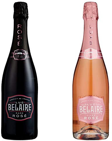 Luc Belaire Sparkling Wine From Provence Non Vintage, 75cl & Luxe Rose Sparkling 75cl