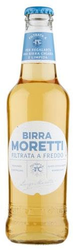 24 x 0,3l Birra Moretti Filtrata A Freddo aus Italien mit einer einzigartigen Persönlichkeit