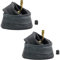 Bergmeile | 2x 10 Zoll Schläuche mit AV Winkel 45°/45° | Nahtloser Schlauch | 10 x 2.0 (54-152) | Spezial-BUTYL-Mischung | Kinderwagen Schlauch