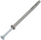 AERZETIX - C67159 - Set di 50 tasselli chiodi Ø6x80mm con flangia smussata in polietilene + 50 chiodi-viti Ø3.9x85mm con testa fresata PZ2 in acciaio - per colpire - struttura metallica cemento