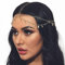 Fashband Gold Pailletten Kopfkette Quaste Haarketten Kopfschmuck Festival Kostüm Haarschmuck für Frauen