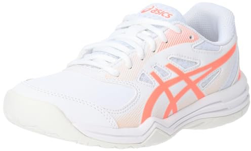 ASICS Damen Court Slide 3 Sneaker, White Sun Coral, 42.5 EU