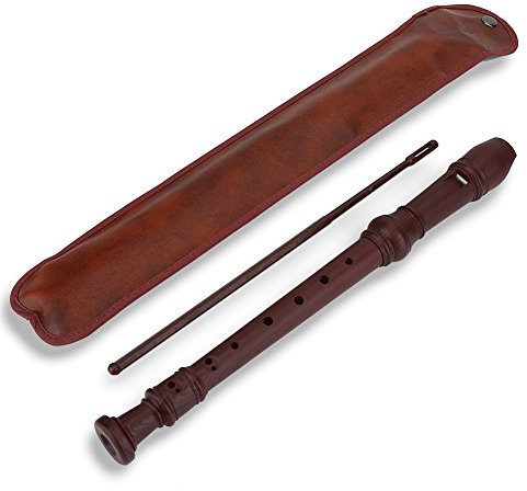 VGEBY Recorder Flute, 8 Holes High Pitch Soprano Plastic Treble Recorder Reed Pipe Instrument for Kids Beginners, VGEBY8EXF5ZNUI2