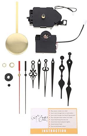 BESTonZON 1 Satz Uhrwerk Glockenspiel Uhrzeiger Und Motorsatz Uhr Uhr DIY Uhrzeiger Streichkit DIY-Kits Ersatzteile Für Quarzuhren Wanduhr DIY-Uhr Uhr-kit Arbeit Abzug Plastik Motor-