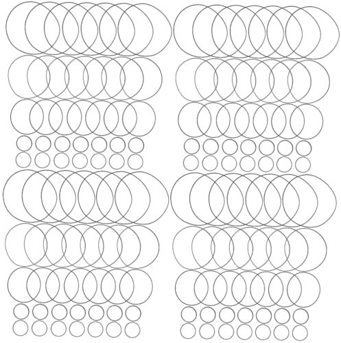Uonlytech 200stücke Kassettenriemen Für Kassettendecks Quadratische Antriebsriemen Für Kassettenrecorder Langlebig Und Verschleißfest Für Einfache Reparaturen Und Austausch