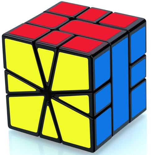 TOYESS Zauberwürfel Square 1 für Kinder, Square One Cube & Zauberwürfel Schweirig, Square 1 Speed Cube für Geschicklichkeitsspiele ab 12 & Zauberwürfel Schwer für Erwachsene