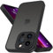 Mootobo for iPhone 12 Pro Max Case with Camera Lens Full Cover Protection, 10FT Military Grade Drop Protection Phone Case with Anti-Fingerprint Matte Back 6.7 inch - Black