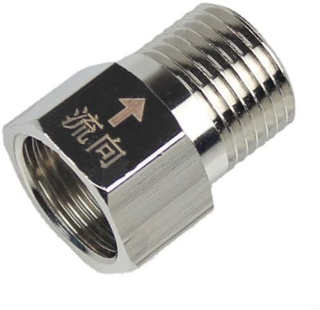 Male Female Thread Check Valve Threaded Connector 1 Way Non-return Valve For Water Tank Water Heater Toilet