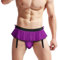 NLAND Perizoma da Uomo Biancheria Intima da Uomo Traspirante Tanga String Thong Bikini Slip con Vita Elastici(Viola)