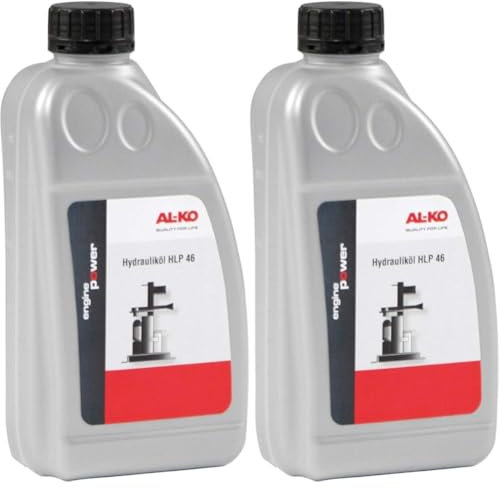AL-KO Hydrauliköl HLP 46 für AL-KO Holzspalter, 1 Liter (Packung mit 2)