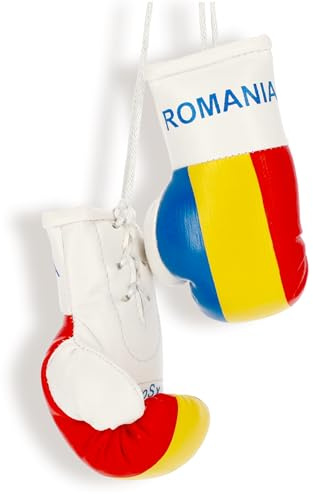 ProSx Mini Boxhandschuhe fürs Auto I Autospiegel Anhänger I Flaggendesigns I Rückspiegel I Geschenk I Boxhandschuhe Deko fürs Auto I Innenspiegel Accessoires
