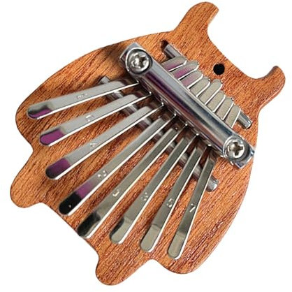 Tragbares Pocket Piano, Finger Piano für Anfänger, Musical Thumb Piano Pendant, Klavier 7,5 x 6 x 1,8 cm / 2,95 x 2,36 x 0,71 Zoll für Kinder und Erwachsene