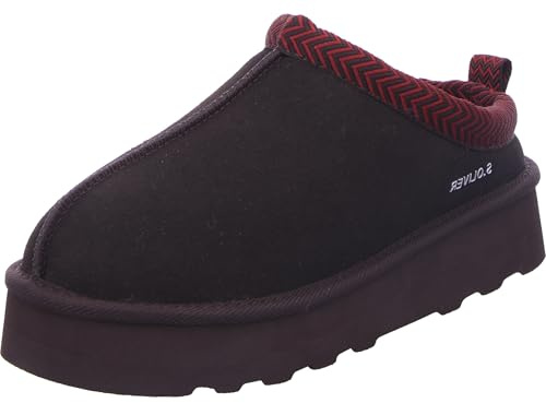 s.Oliver Damen Pantoletten aus Leder zum Reinschlüpfen, Braun (Dark Brown), 40 EU