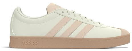adidas Zapatos de mujer Vl Court Base Shoes, Goma de melocotón blanco, 39 1/3 EU