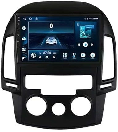 Android 13 2 DIN Radio para Hyundai I30 2006-2011 Coche Radio estéreo de 9 Pulgadas con Navegación GPS Pantalla de Reproductor de Coche,cámara de Marcha atrás(4 Core 2+32G)