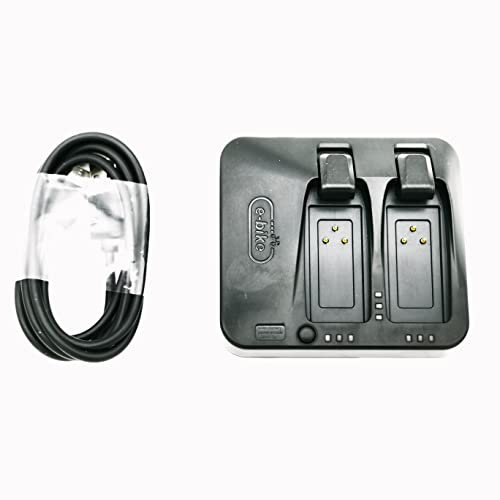 Chargeur de batterie double pour vélo électrique SRAM AXS/ETap, batterie externe 1600 mAh, USB-C, indicateur LED, noir