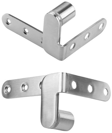 Cerniera girevole per porta dell'armadio | 2 pezzi di cerniera girevole ad alta resistenza per armadio – acciaio inox per albero girevole hardware per casa magazzino armadio | per libri armadio