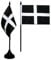 Flaggenfritze® Tischflagge Großbritannien St. Piran Cornwall 10x15 cm
