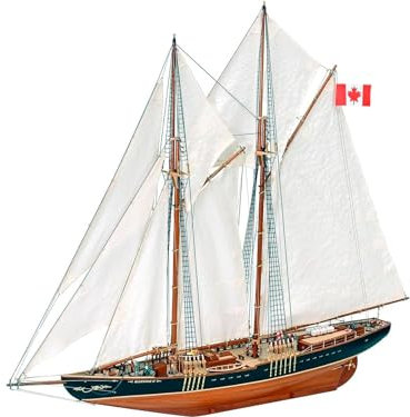 Artesanía Latina - Holzmodellschiff – Kanadischer Schoner, Bluenose II - Modell 22453, Maßtab 1:75 - Modelle zu Bauen - Mittleres Niveau