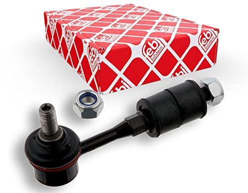 febi bilstein 32870 Verbindungsstange mit Lagern, Unterlegscheiben und Muttern, 1 Stück | Kompatibel mit: MITSUBISHI LANCER CARGO Kasten/Kombi, LANCER VII, LANCER VII Kombi