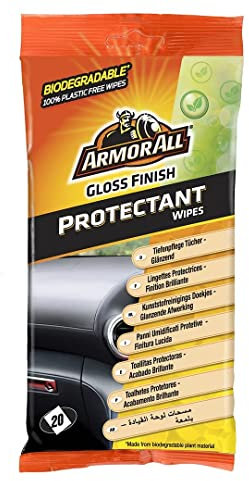 Armor All Dashboard Wipes Gloss Finish 20 Wipes, White