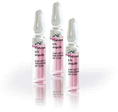 CNC cosmetic - Hyaluron Liftampulle - Wirkstoffampullen - Energielieferant für die Haut, vorbeugend, aktivierend, besänftigend, regenerierend - Hyaluronsäure, Aloe Vera, Allantoin - 10x2ml