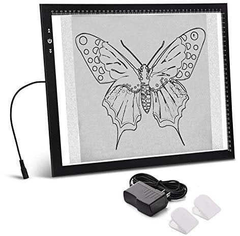 HSK A3 LED-Lichtpad Sperren/Entsperren Touch-Dimmer-Knopf Helligkeit 6000 Lux verpackter Adapter 12V1A