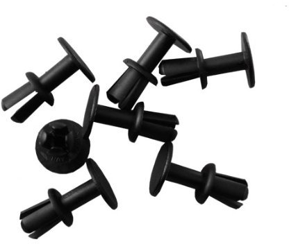 myshopx C86 Plastik Nieten Schlagniete Druckniete Clips Unterfahrschutz Befestigung Clips Türverkleidung Klammern Stoßstangen Befestigung Clips Stoßfänger Zierleiste Radlauf