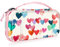 Fintie Custodia per Nintendo Switch Modello OLED 7.0 / Switch 6.2 - [Antiurto] Portatile di Borsa con 10 Titolari Schede di Gioco & Tasca Interna per Console & Accessori, Raining Hearts