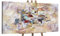 YS-Art Abstrakt Stil Acryl Gemälde auf Leinwand Fortschritt handgemalt Wandbilder Wohnzimmer modern Architektur Wohndekor Bilder Büro echte Kunstwerke gerahmt 160x80 cm
