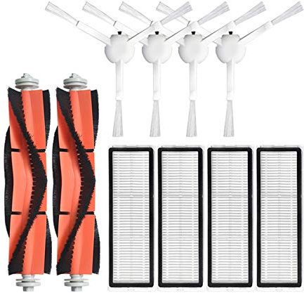 Spazzola Principale Lato Filtro di Ricambio Adatto per Xiaomi Mijia 1C Spazzare Pulire Robot Aspirapolvere