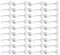 150 Stück 925 Sterling Silber plattierte Ohrringe, flache Pads, hypoallergene Ohrringpfosten und Verschlüsse, Ohrringstecker, Rohlinge für Schmuckherstellung (8 mm)