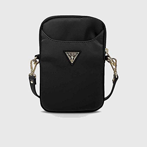 Guess kleine Geldbörse GUPBNTMLBK schwarz Nylon Triangle Logo