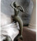 zenggp Meerjungfrau Figur Garten Statue Dekoration Hof Ornament Harz Indoor Outdoor Skulptur Dekor Retro Style