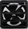Commercial Extractor Axial Ventilation Fan with Shutters (10 / 250mm)