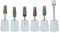 Brocas Multifuncionales para Uñas, Acero de Tungsteno, 5 en 1, Pulido de Uñas, Cabezal de Pulido, Herramientas de Acrílico para Manicura, Pedicura, Salón en Casa(color primario)