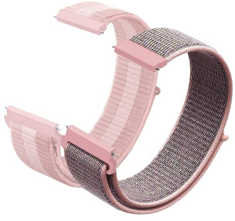 LYYLTX Nylon Fabric Uhrenarmbänder 20mm/22mm Armband für Herren Damen Ersatzband Schnellverschluss Smartwatch Sport Uhren Ersatzarmband Einstellbares Soft Breathable Watch Strap
