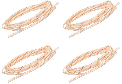 sourcing map Pack mit 4 Glasfaserstoff Isolierschlauch Schläuche 1mm/0,04Zoll IDx0,9m/3Fuß